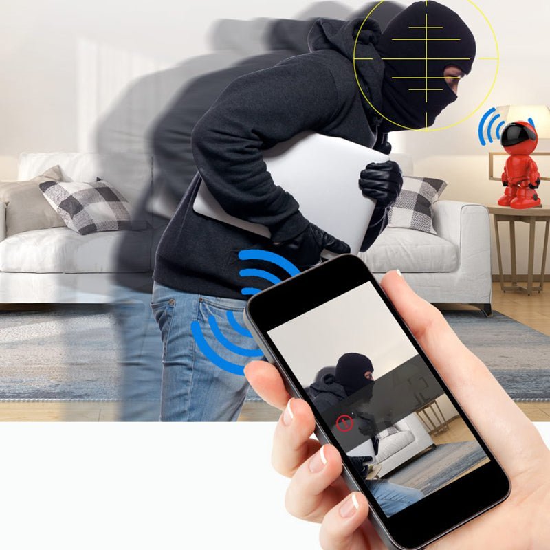 Câmera de vigilância Wi-Fi com alerta instantâneo