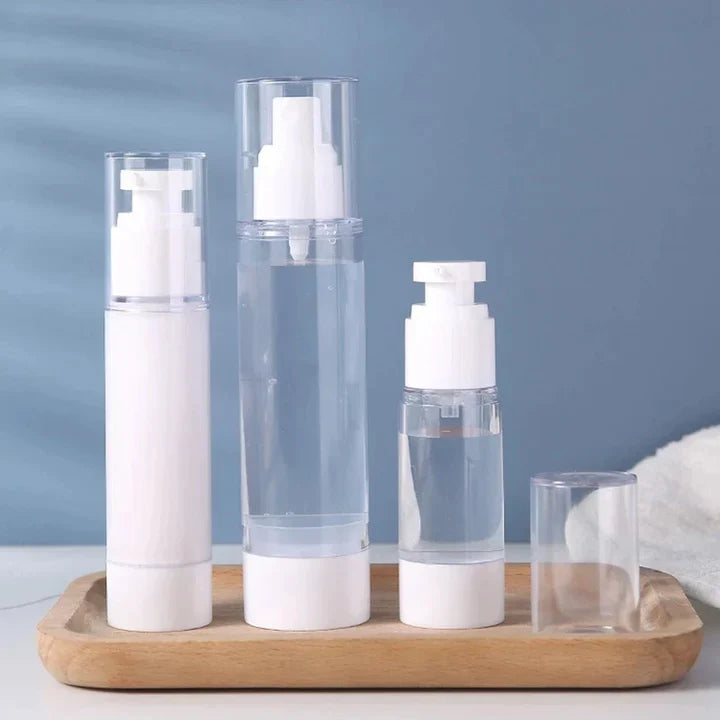 Conjunto de Frascos de Viagem: Transporte os Seus Cosméticos Facilmente
