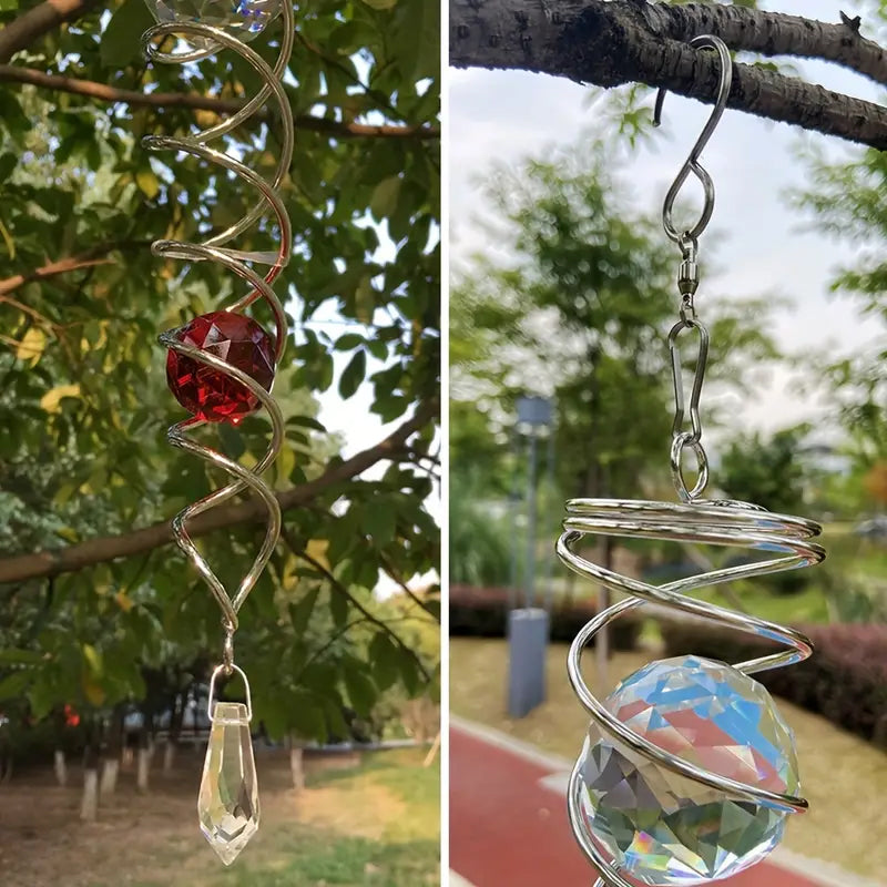 CrystalTwister - Carrilhão eólico elegante e cintilante