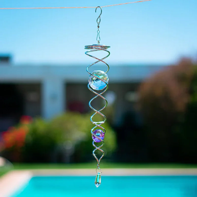 CrystalTwister - Carrilhão eólico elegante e cintilante