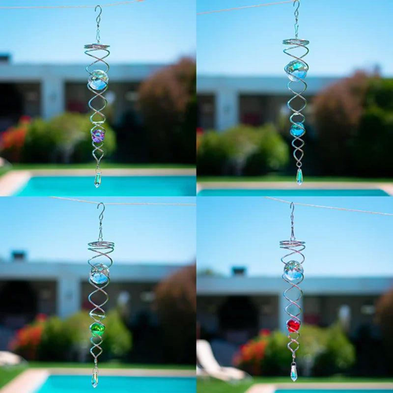 CrystalTwister - Carrilhão eólico elegante e cintilante
