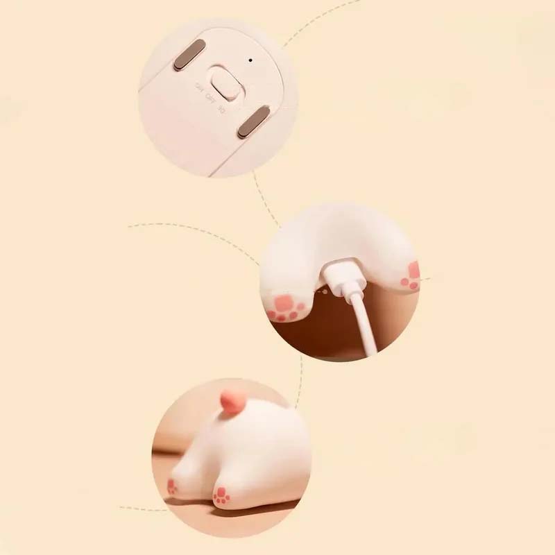 Luz Noturna Coelho em Silicone: Doçura e Segurança Noturna