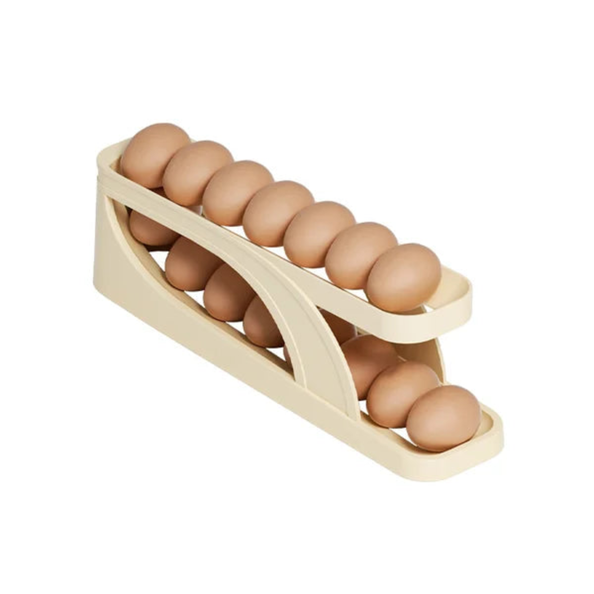 Suporte para ovos elegante para um armazenamento compacto e prático