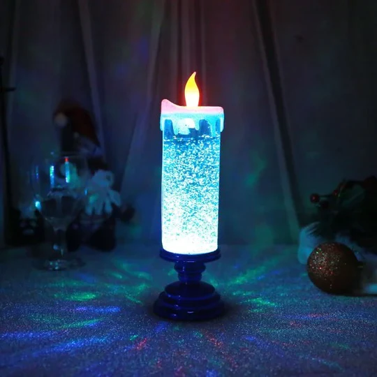 Velas LED de Natal - Luzes festivas e seguras