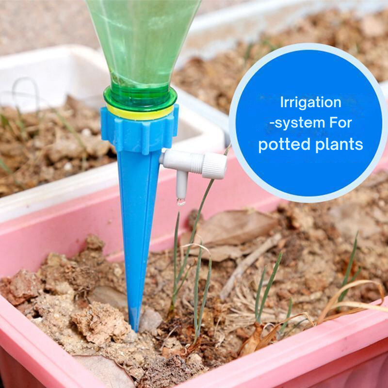 Sistema de rega para plantas: Rega fácil e sem preocupações (x6)