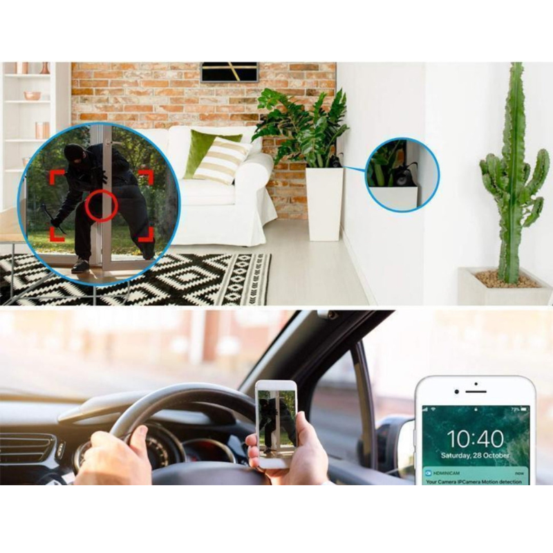 Mini Câmera WiFi Magnética: Segurança Discreta e Eficaz