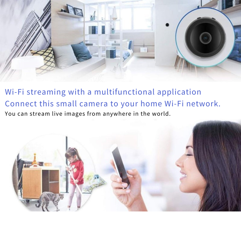 Mini Câmera WiFi Magnética: Segurança Discreta e Eficaz