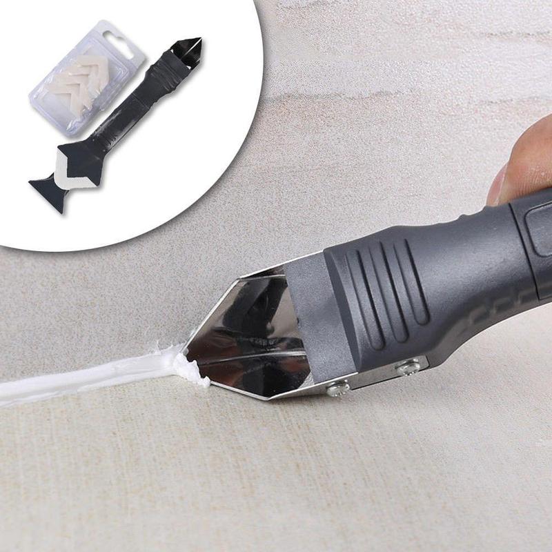 Ferramenta de vedação 3-em-1 em silicone – Precisão e versatilidade para as suas juntas
