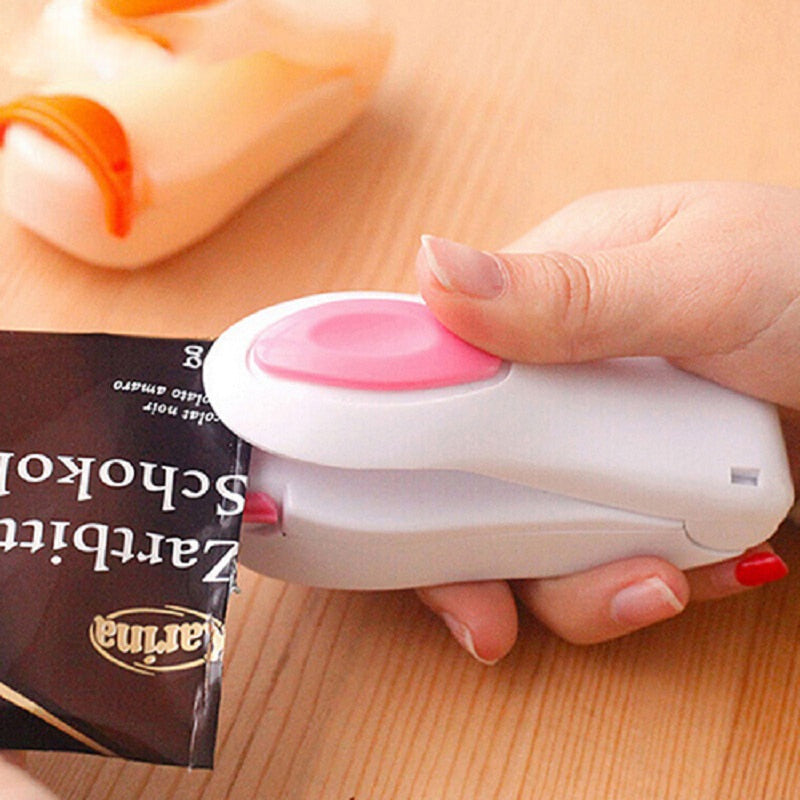 Mini termosseladora: Selar os seus alimentos num instante para os manter frescos