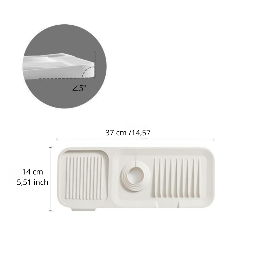 Tapete de drenagem em silicone: secagem rápida e segura