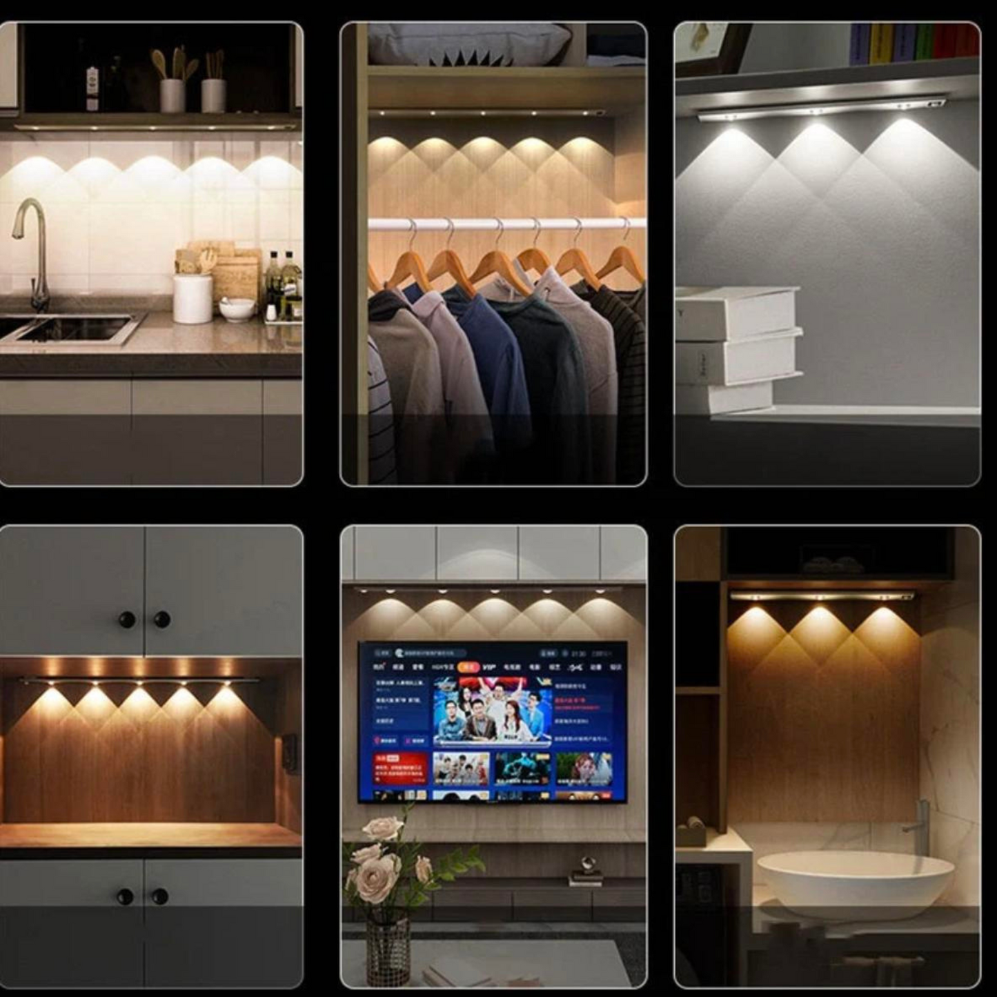 Luz LED sem fios com detetor de movimento