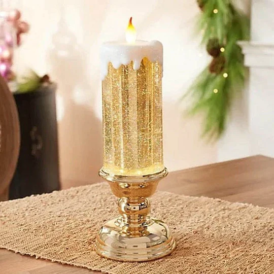 Velas LED de Natal - Luzes festivas e seguras