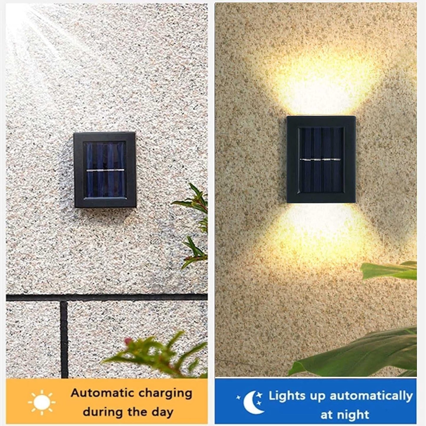 Luz solar exterior económica e ecológica