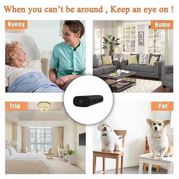 Câmera de vigilância Wi-Fi com alerta instantâneo