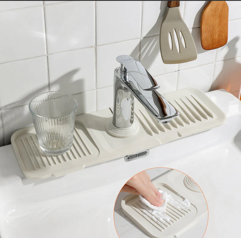 Tapete de drenagem em silicone: secagem rápida e segura