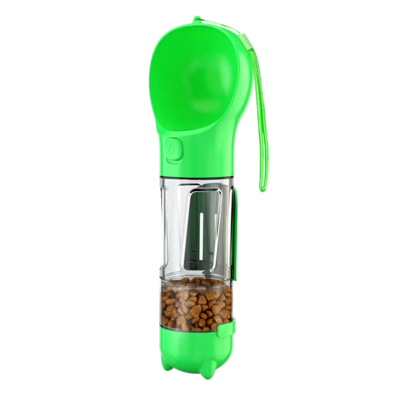 Garrafão 4-em-1 para hidratar e nutrir o seu cão