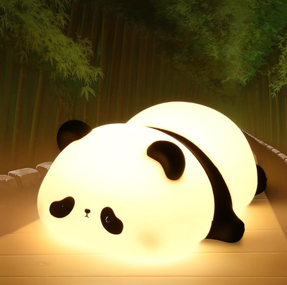 Luz de Presença Panda: Doçura e Segurança para Crianças
