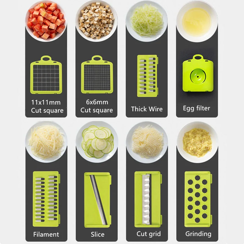 Corte frutas e legumes rapidamente, sem esforço