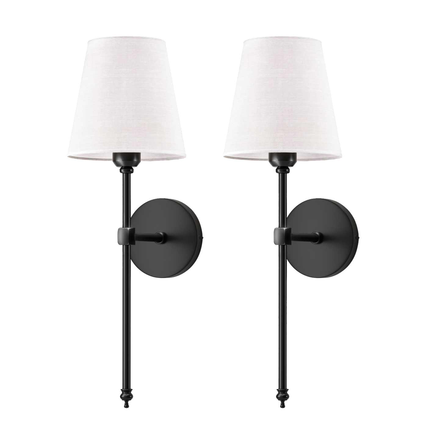 Apliques de parede com fio - Iluminação luxuosa e prática