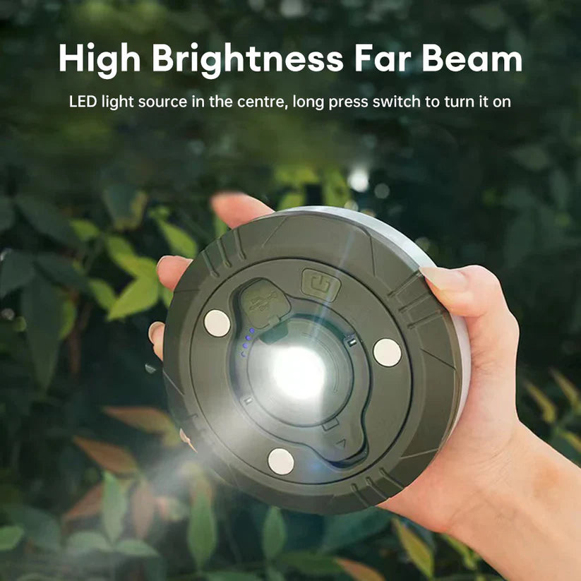 Lanterna de camping LED potente com bateria de longa duração