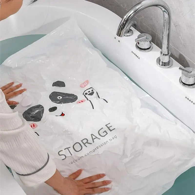 Kit de sac de compressão com bomba: Ganhe 80 % de espaço