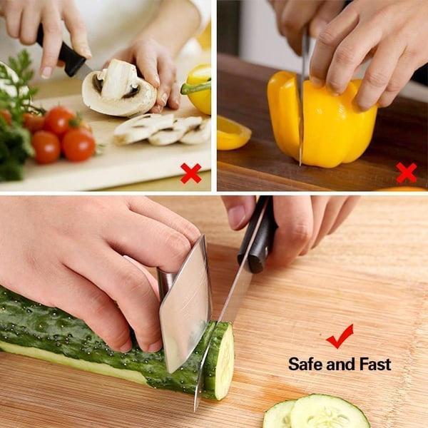 Proteção dedos em aço: cozinhar com total segurança!