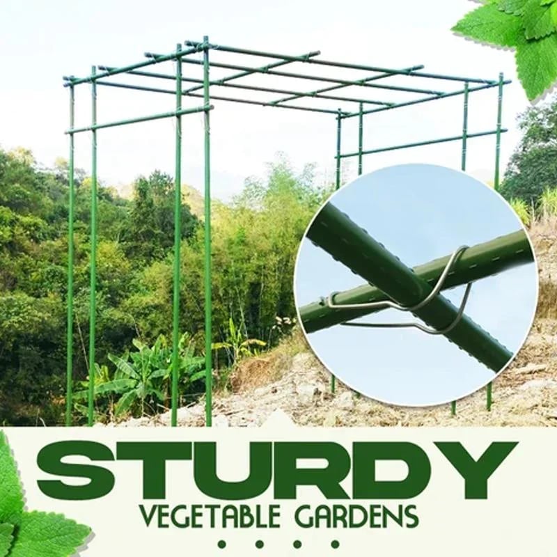 Ganchos de jardinagem: Organize e suporte suas plantas facilmente (x 20)
