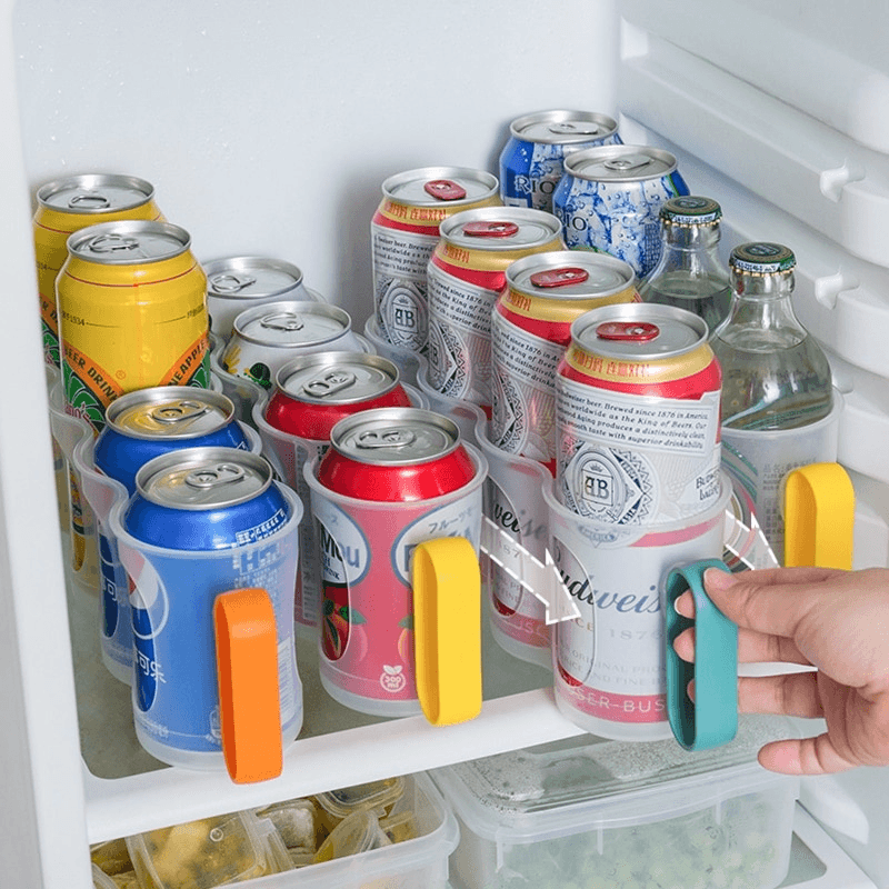 Organizador de bebidas para frigorífico - Ganho de espaço garantido