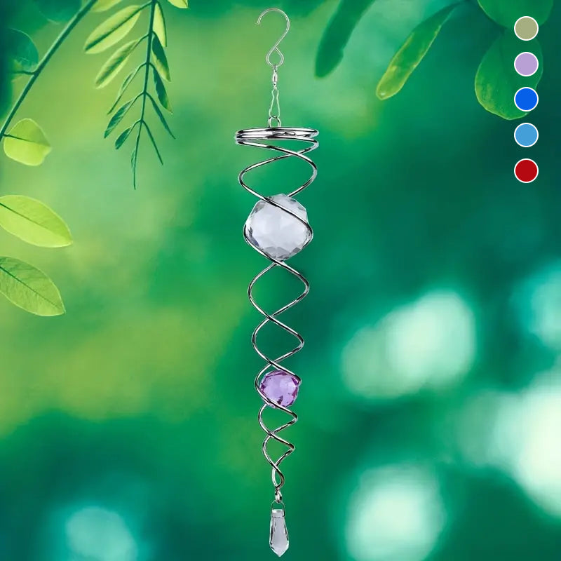 CrystalTwister - Carrilhão eólico elegante e cintilante