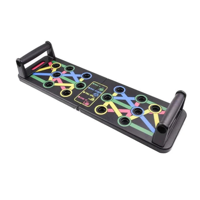 Placa de flexões multifuncional para um treino completo