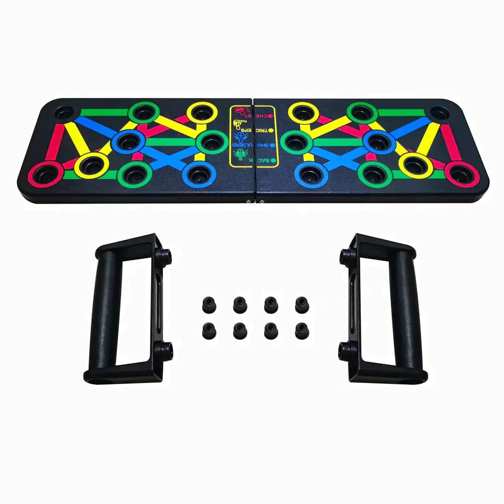 Placa de flexões multifuncional para um treino completo