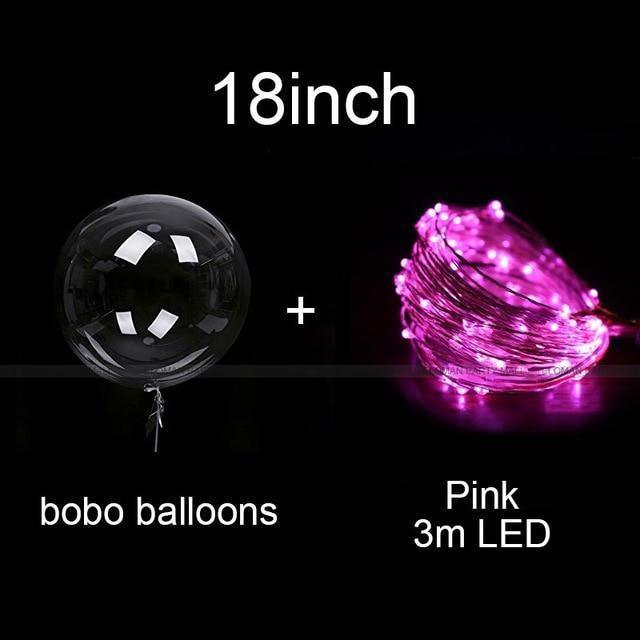 Balões LED reutilizáveis para iluminar as suas festas (X10)