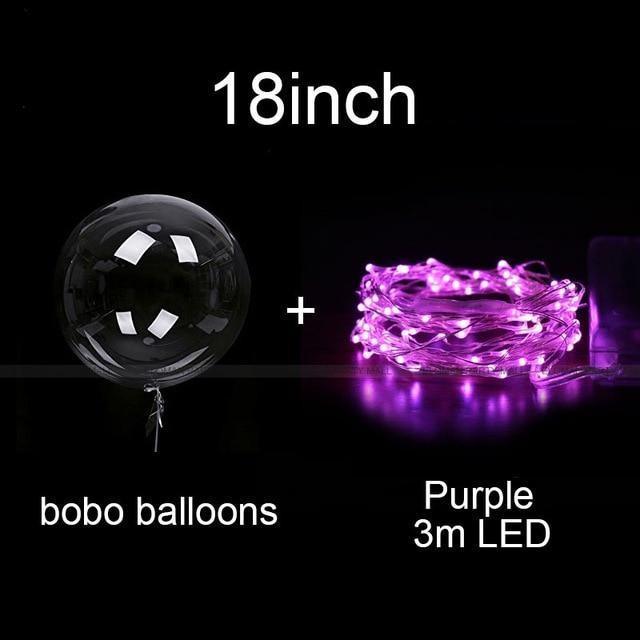 Balões LED reutilizáveis para iluminar as suas festas (X10)