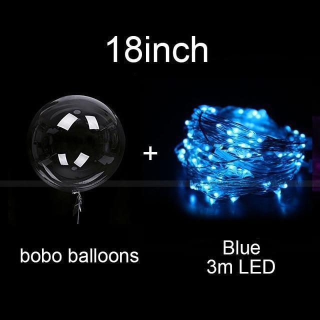 Balões LED reutilizáveis para iluminar as suas festas (X10)