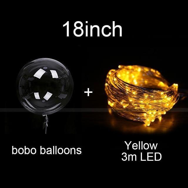 Balões LED reutilizáveis para iluminar as suas festas (X10)