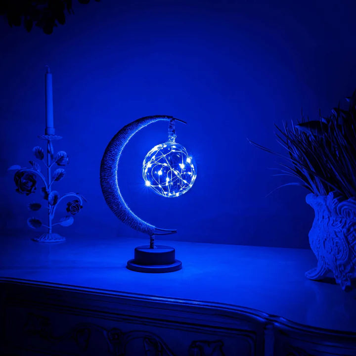 Lâmpada Lua tranquilizante para uma atmosfera mágica