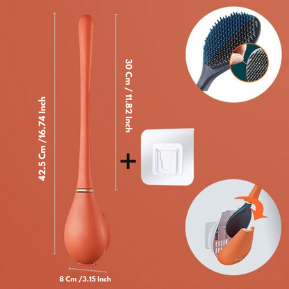 SmartBrush - Elegante e igienico spazzolino da toilette in silicone