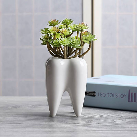 汎用性の高いセラミック歯科用花瓶